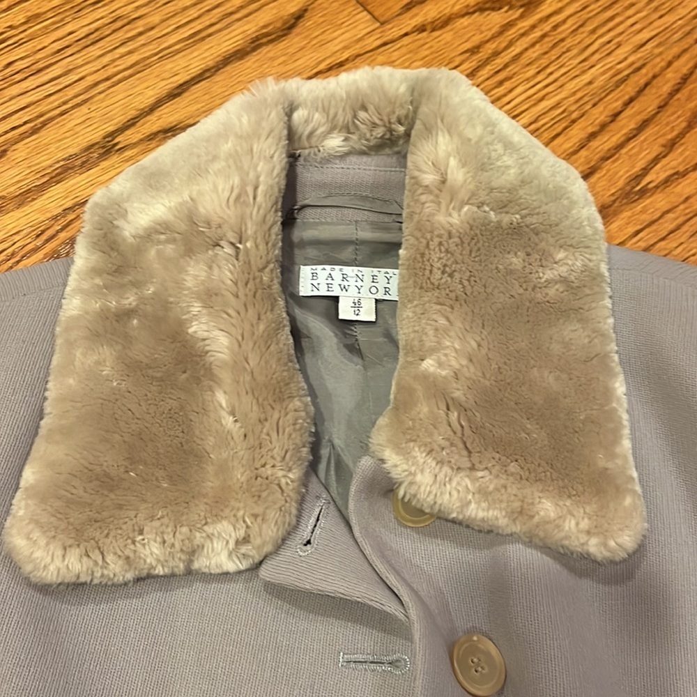 Barneys New York Woman’s Taupe Jacket Size 46/12 - Picture 3 of 6